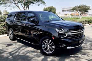 Véhicules de luxe d'occasion à faible kilométrage <span class=keywords><strong>CHEVROLET</strong></span> SUBURBANs <span class=keywords><strong>2022</strong></span> LT <span class=keywords><strong>2022</strong></span> MODÈLE ANNÉE PETROL NOIR COULEUR Voitures bien entretenues et prêtes à l'emploi - Product Image 2