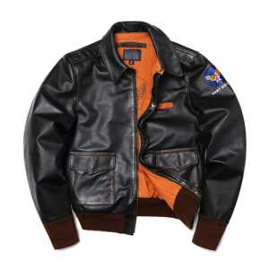 VESTE EN CUIR POUR HOMMES D'HIVER Vintage MANTEAUX EN CUIR DE MOTO POUR HOMMES MANTEAUX EN CUIR COOL POCHES À FERMETURE ÉCLAIR VÊTEMENTS - Product Image 1