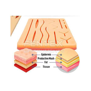 ชุดผ่าตัดผ่าตัดสำหรับฝึกหัดผ่าตัดขั้นพื้นฐานสำหรับนักเรียนทางการแพทย์ชุดผ่าตัดเย็บแผลแบบครบวงจรทำจากสเตนเลสสตีล - Product Image 5