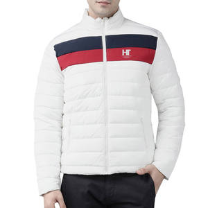Veste polaire légère et écologique très vendue avec logo à l'avant Veste d'hiver en nylon/polyester pour hommes - Product Image 1