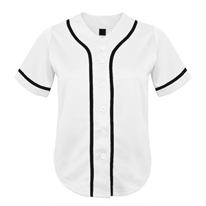 Maillot de baseball en maille de polyester de haute qualité OEM ODM Vêtements de sport unis à la mode Logo personnalisé Vente en gros Softball pour adultes - Product Image 5