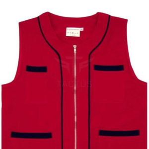 เสื้อกั๊กช่างตัดผมคุณภาพพรีเมี่ยมให้ความรู้สึกหรูหราผ้าเนื้อเรียบสวมใส่สบายแห้งเร็ว - Product Image 3