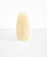 Vase décoratif moderne en résine brun rouille Pot de fleur pour intérieur et extérieur Brillant Terrasse Jardin Look pour hôtel et décoration intérieure