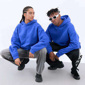 เสื้อสเวตเตอร์คอตตอน100% โอเวอร์ไซส์ใส่ได้ทั้งชายและหญิงเสื้อมีฮู้ดปักโลโก้ตามสั่ง - Product Image 6