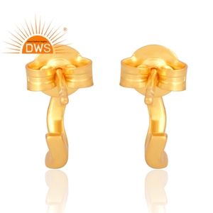 Pendientes de Plata de Ley 925 con Baño de Oro de 18K, Último Modelo en Venta, Fabricante de Joyería Fina Personalizada - Product Image 2