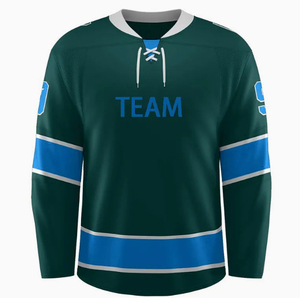 Ensemble de maillot de hockey sur glace personnalisé avec pantalon OEM ODM Teamwear Design personnalisé pour les équipes sportives professionnelles - Product Image 4