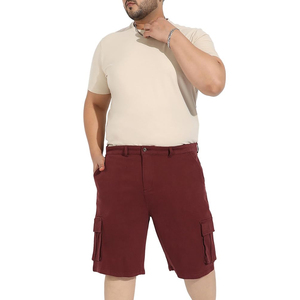 Short cargo ample de haute qualité pour hommes Service OEM Tissu WORSTED à motif solide Vêtements de style High Street à un prix - Product Image 4