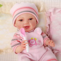 Muñeca Reborn Realista de 12 Pulgadas, Mia de Babeside, Muñeca de Vinilo Suave, Cuerpo Flexible para Posar, Regalo Infantil Realista y Relajante