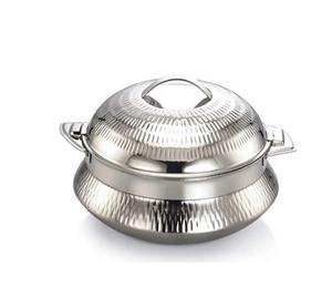 Casseroles rondes faites à la main pour servir un réchauffeur de nourriture en métal élégant pour le stockage des aliments dans le prix de gros - Product Image 5