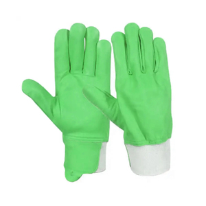 Custom 2025 Anti-Impact Anti corte Guantes de cuero de protección de conducción Guantes mecánicos resistentes industriales para hombres - Product Image 4