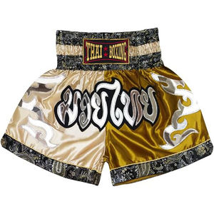 Pantalones cortos de Muay Thai personalizados de fabricante directo | Venta al por mayor de equipo de artes marciales | Proveedor de pantalones cortos de Kick Boxing transpirables con OEM - Product Image 5