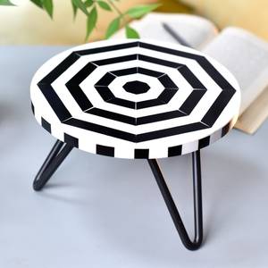 Base de madera de diseño exclusivo con soporte de metal Soporte de pastel de lágrima única Estilo de lujo Fiesta de oficina y restaurante en casa Soporte de pastel usado - Product Image 5