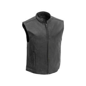 Nouveauté Gilet de moto en cuir sans manches pour homme Haute qualité Respirant Personnalisable Toutes saisons Dernier design Vente en gros OEM - Product Image 3