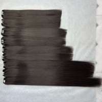 CDYHAIR Cheveux Naturels Vietnamiens de Haute Qualité, Bruts, Provenant d'un Donneur Unique, Raides, Faits à la Main, Paquet Monofilament, 100% Cheveux Vietnamiens Authentiques, Longs
