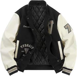 OEM Custom <b>Embroidery</b> Logo Heavyweight Cotton Winter Coat Thick Lined <b>Denim</b> <b>Jackets</b> 100% Cotton Canvas Men's Work <b>Jacket</b> - Product Image 3