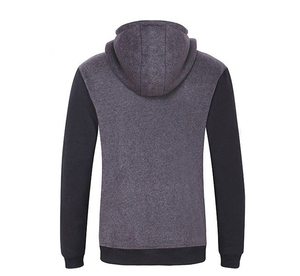 Sweat à capuche 2 couleurs Sweat à capuche pour hommes avec sweat personnalisé Couverture graphique sans fermeture éclair Sweat à capuche pour hommes - Product Image 1