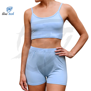 Nouveaux ensembles de yoga design, 2 pièces, haut court sans manches, tenues de sport, ensembles de yoga pour femmes, 2 pièces - Product Image 2