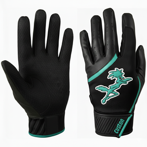 Gants de frappe de baseball personnalisés OEM en gros, avec fermeture à pression sécurisée, renforcés, anti-vibrations, souples et offrant un soutien au poignet - Product Image 1