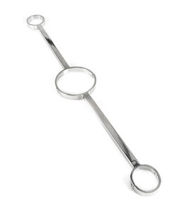 Stainless Steel Neck to Wrist Spreader <b>Stocks</b> Premium Restraint for Intense <b>BDSM</b> Play - Product Image 1