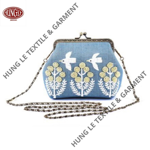 Portefeuille portable élégant brodé à la main en gros pour les occasions formelles de style vintage - Product Image 3