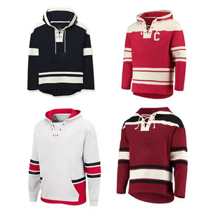 Meilleurs maillots de hockey sur glace par sublimation avec dentelle, sweats à capuche pour maillot de hockey vêtements de sport personnalisés - Product Image 5