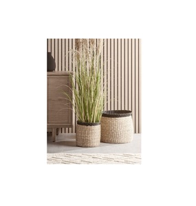 ตะกร้าหวายสำหรับปลูกต้นไม้ขนาดเล็กสำหรับตกแต่งในร่มและระเบียงดีไซน์ทำด้วยมือ - Product Image 2