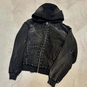 Sudaderas con capucha de diamantes de imitación para hombre de invierno al mejor precio algodón/poliéster térmico bajo MOQ secado rápido hecho en Pakistán - Product Image 1