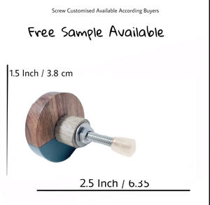 Modern Design Resin Brass Wood Drawer <b>Door</b> Knobs Hot Selling Pull Handle <b>for</b> Wardrobe Kitchen Bedroom Living Room Cabinets - Product Image 3