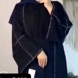 Prima elegante modesto bordado a mano de las mujeres Abayas Dubai vestidos tradicionales formales hermosa ropa musulmana tradicional - Product Image 1