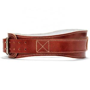 Cinturón de Levantamiento de Pesas para Gimnasio, Longitud Personalizada, Resistente, para Culturismo, Levantamiento de Potencia, Hebilla de Acero, Cuero de Vaca, Lumbar, Cintura Trasera - Product Image 1