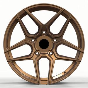 Ruedas forjadas para RFX11 5 bronce satinado negro para <span class=keywords><strong>Ford</strong></span> para Mustang GT350 <span class=keywords><strong>GT500</strong></span> S550 llantas de aleación personalizadas <span class=keywords><strong>20</strong></span> 22 24 25 pulgadas - Product Image 2