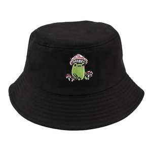 Chapeau Bob Brodé Décontracté de Haute Qualité pour Unisexe, Chapeau de Voyage Hip Hop pour l'Extérieur avec Broderie Personnalisée sur Tissu - Product Image 6