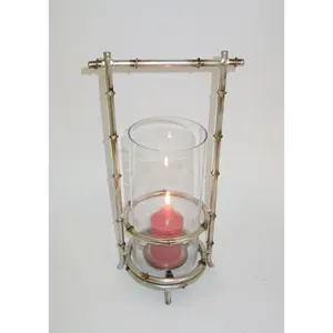 Portavelas de Acero Inoxidable Aura Arc, Ecológico, Hecho a Mano, con Diseño de Onda, Elegante y Artístico, para Velas de Lujo, Zahid - Product Image 2