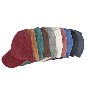 Wholesale <b>Winter</b> Fashion Vintage Dad <b>Hat</b> for <b>Men</b> 100% Wool Corduroy Baseball Cap Bows Simple Solid Color Sport Applicable Beach - Product Image 5