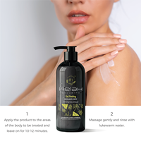 RELAX Gel corporel lissant unisexe au sel marin, marque privée, 500 ml |   Fabricant de soins corporels exfoliants OEM ODM