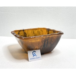 Frutero Decorativo de Resina, Utensilios de Cocina, Resina Ámbar, Ensaladera Grande, Cubiertos de Resina para el Hogar, Vajilla de Mesa, Tazón para Servir - Product Image 5