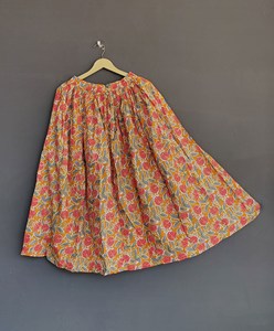 Women's Summer <b>Beach</b> <b>Tennis</b> Style Dress New Block Print Cotton Plus Size Casual Tiered Skirt with Natural Waistline Breathable - Product Image 1