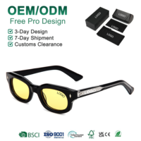 Lunettes de soleil Mellume Designer, charnières métalliques de haute qualité, polarisées, logo personnalisé, verres UV400, en acétate, vente en gros