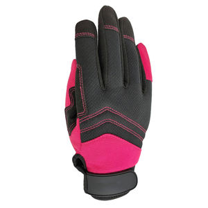 ถุงมือทำสวนสำหรับผู้ใหญ่ถุงมือสวมมือเพื่อความปลอดภัยในสวนสีชมพูพิมพ์โลโก้ได้ตามต้องการ - Product Image 3