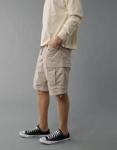 Vente en gros de shorts cargo pour hommes taille élastique Streetwear décontracté pour hommes pantalons courts cargo en coton éponge française short de survêtement en tissu - Product Image 4