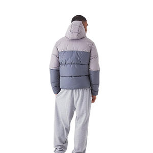 Chaqueta Acolchada para Hombre, Nueva Moda, Lona Revestida, Resistente al Agua, Corte Ajustado, Diseño de Paneles Personalizado, Dos Bolsillos, OEM - Product Image 4