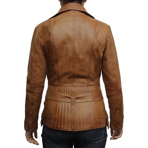 แจ็คเก็ตขี่มอเตอร์ไซค์หนังแท้นิ่มสีดำ100% ใหม่, แจ็คเก็ตขี่มอเตอร์ไซค์ระบายอากาศได้ดี - Product Image 6