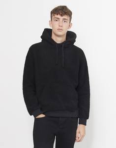 Sweat à capuche pour homme en coton 100% de haute qualité, respirant, tricoté en polaire, surdimensionné, 420 g/m², uni - Product Image 1