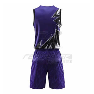 Uniformes de Baloncesto Personalizados Transpirables de Manga Corta para Verano, Uniformes de Baloncesto Unisex para Venta en Línea - Product Image 2