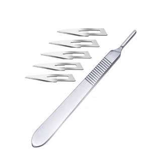 Ergonomique N° 3 Manches de Lame de Scalpel en Acier Inoxydable de Haute Qualité, Conception Durable pour Chirurgiens Professionnels, Approuvé ISO 13485 CE - Product Image 4