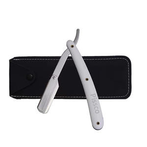 Rasoir de barbier pour coupe de cheveux, lame interchangeable, rasoir pliant, rasoir droit en acier inoxydable personnalisé, couteau de rasage pliant en acier inoxydable - Product Image 6