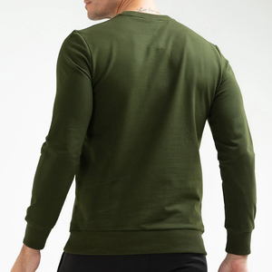 Pull à col rond pour homme avec logo personnalisé, streetwear, haut lourd - Product Image 3