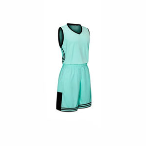 Ensemble maillot et short de basket-ball sublimés personnalisés pour hommes vêtements d'entraînement de match d'équipe avec tissu à séchage rapide - Product Image 3