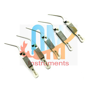 Pinces Bulldog Atraumatiques Debakey, Instruments Chirurgicaux Vasculaires Courbés pour Tissus, Instruments de Traumatisme, Acier Inoxydable, Sécurité |   Instrument OldMed - Product Image 1