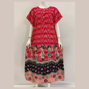 Vestido Informal Extra Grande de Tela de Rayón. cómodo y transpirable de Chrysanta - Product Image 1